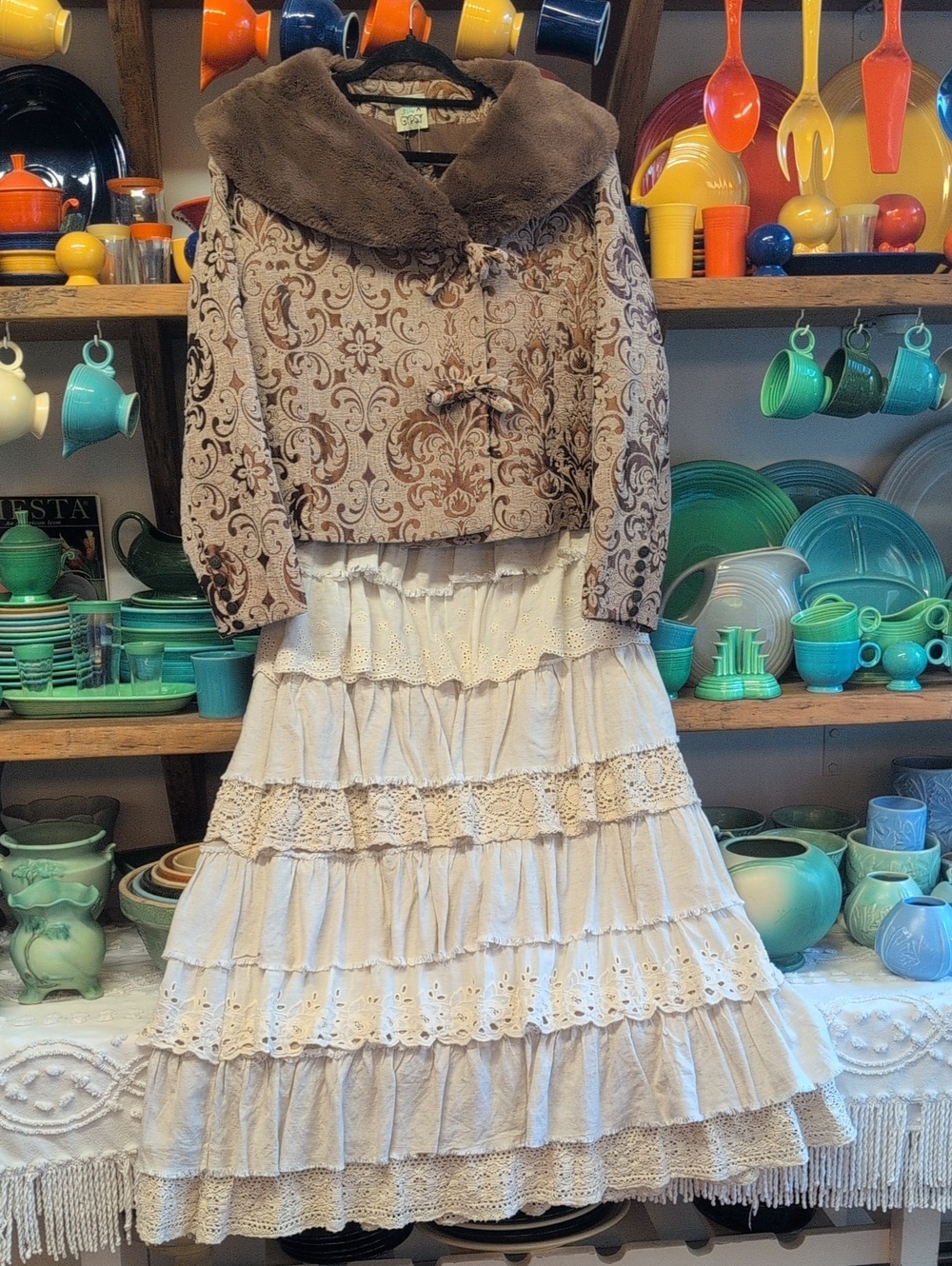 "NWTO"JADED GYPSY Layers Of Love Skirt
